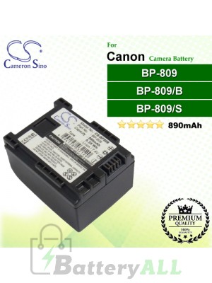 CS-BP809 For Canon Camera Battery Model BP-809 / BP-809/B / BP-809/S