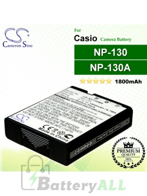 CS-NP130MX For Casio Camera Battery Model NP-130 / NP-130A
