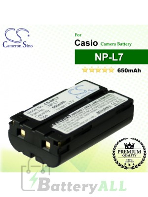 CS-NPL7 For Casio Camera Battery Model NP-L7
