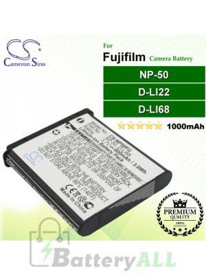 CS-NP50FU For Fujifilm Camera Battery Model NP-50 / NP-50A