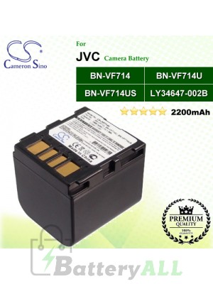 CS-JVF714U For JVC Camera Battery Model BN-VF714 / BN-VF714U / BN-VF714US / LY34647-002B