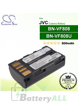 CS-JVF808D For JVC Camera Battery Model BN-VF808 / BN-VF808U