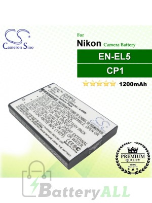 CS-ENEL5 For Nikon Camera Battery Model CP1 / EN-EL5