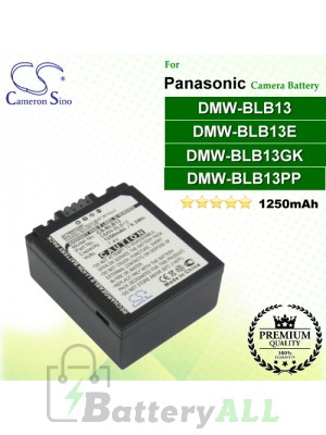 CS-BLB13 For Panasonic Camera Battery Model DMW-BLB13 / DMW-BLB13E / DMW-BLB13GK / DMW-BLB13PP