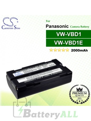 CS-SVBD1 For Panasonic Camera Battery Model AG-BP15P / CGR-B/202 / CGR-B/202A1B / CGR-B/202E1B / CGR-B/403 / CGR-B/814 / CGR-B202A / PV-DBP5 / VW-B202 / VW-VBD1 / VW-VBD1E / VW-VBD2 / VW-VBD2E