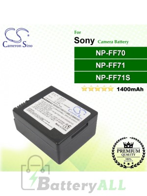 CS-FF70 For Sony Camera Battery Model NP-FF70 / NP-FF71 / NP-FF71S