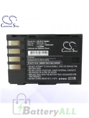 CS Battery for Panasonic Lumix DMC-GH3HGK / DMC-GH3KBODY Battery 2000mah CA-PLF190MH