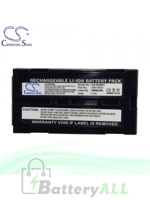 CS Battery for Panasonic NV-GS55B / NV-GS58GK / NV-GS58GK-S Battery 2000mah CA-SVBD1