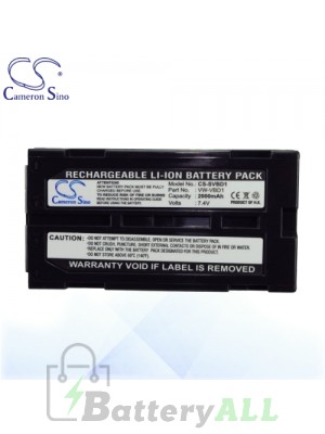 CS Battery for Panasonic VDR-D100 / VDR-D100EB-S / VDR-D150 Battery 2000mah CA-SVBD1