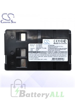 CS Battery for Panasonic NV-A1 / NV-A1EN / NV-ALEN / NV-R11A Battery 2400mah CA-VBS20E