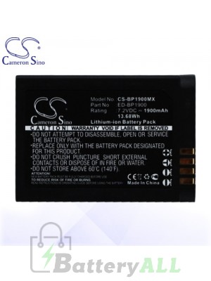 CS Battery for Samsung ED-BP1900 / EV-NX1ZZZBMBUS / NX1 Battery 1900mah CA-BP1900MX