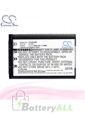 CS Battery for Sony Cyber-shot DSC-WX300/B / DSC-WX300W Battery 950mah CA-BX1MC