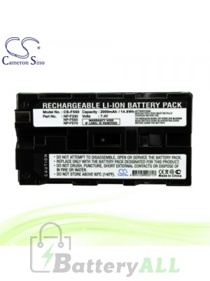 CS Battery for Sony DCR-TRV210 / DCR-TRV210E / DCR-TRV220K Battery 2000mah CA-F550