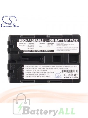 CS Battery for Sony DCR-TRV15 / DCR-TRV15E / DCR-TRV16 Battery 1300mah CA-FM50