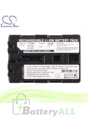 CS Battery for Sony DCR-TRV140E / DCR-TRV140U / DCR-TRV145 Battery 1300mah CA-FM50