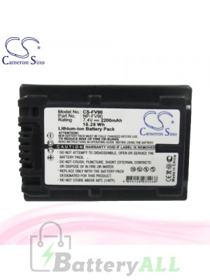 CS Battery for Sony HDR-CX110R / HDR-CX150 / HDR-CX150E Battery 2200mah CA-FV90