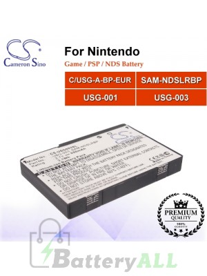 CS-USG003SL For Nintendo Game PSP NDS Battery Model C/USG-A-BP-EUR / SAM-NDSLRBP / USG-001 / USG-003