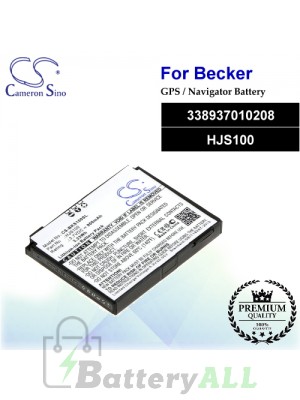 CS-BKS100SL For Becker GPS Battery Model 338937010208 / HJS100