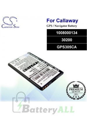 CS-SUP01SL For Callaway GPS Battery Model 1008000134 / 30200 / GPS305CA