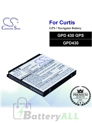 CS-WTX820SL For Curtis GPS Battery Fit Model GPD 430 GPS / GPD430