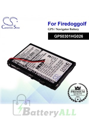 CS-ME500SL For FireDogGolf GPS Battery Model GP50301HG026