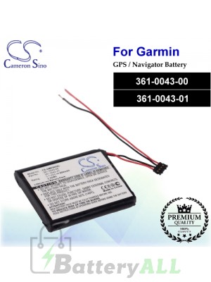 CS-GME500SL For Garmin GPS Battery Model 361-00043-00 / 361-00043-01 / 361-0043-00 / 361-0043-01