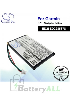 CS-IQN285SL For Garmin GPS Battery Model ED26ED2985878