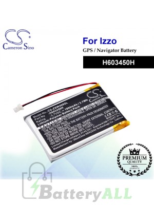 CS-ZSW400SL For IZZO GPS Battery Model H603450H