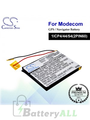 CS-MDX300SL For MODECOM GPS Battery Model 1ICP4/44/54(2PIN60) MX3