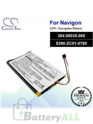 CS-NAV4000SL For Navigon GPS Battery Model 384.00035.005 / 8390-ZC01-0780