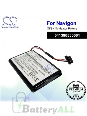 CS-NAV5100SL For Navigon GPS Battery Model 541380530001