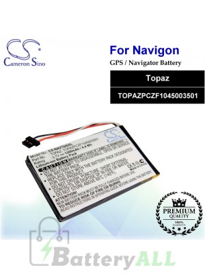 CS-NAV7000SL For Navigon GPS Battery Model Topaz / TOPAZPCZF1045003501