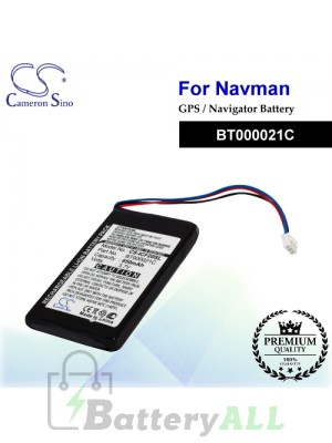 CS-ICF20SL For NAVMAN GPS Battery Model BT000021C