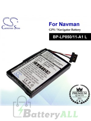 CS-ICS30SL For NAVMAN GPS Battery Model BP-LP850/11-A1 L