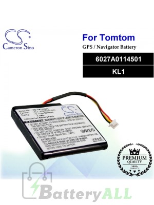 CS-TM1500SL For TomTom GPS Battery Model 6027A0114501 / KL1