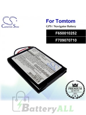 CS-TM500SL For TomTom GPS Battery Model F650010252 / F709070710