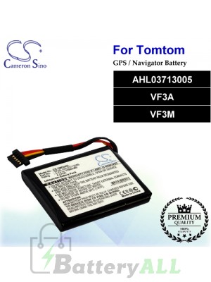 CS-TMF04SL For TomTom GPS Battery Model AHL03713005 / VF3A / VF3M