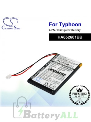 CS-MG3000SL For Typhoon GPS Battery Model HA652601BB