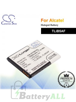 CS-OT997XL For Alcatel Hotspot Battery Model TLiB5AF