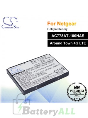 CS-ATP781RC For Netgear Hotspot Battery Fit Model AC778AT-100NAS / Around Town 4G LTE