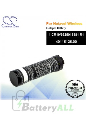 CS-MF5792HL For Novatel Wireless Hotspot Battery Model 1ICR19/6625018881 R1 / 40115125.00