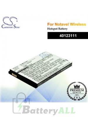 CS-MR3352RC For Novatel Wireless Hotspot Battery Model 40123111