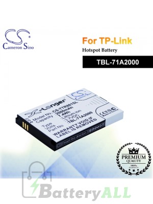 CS-TTR861SL For TP-Link Hotspot Battery Model TBL-71A2000