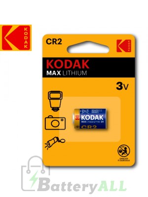 Kodak ULTRA Lithium CR2 / 5046LC / DLCR2 / KCR2 / CR-2 / EL1CR2 / CR2-1 3.0V Battery (1 pack)