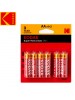 Kodak Zinc Super Heavy Duty AA / R6P(UM-3) / IMPA 792403 1.5V Battery (4+2 pack)