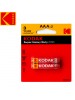 Kodak Zinc Super Heavy Duty AAA / R03(UM-4) / IMPA 792410 1.5V Battery (2 pack)