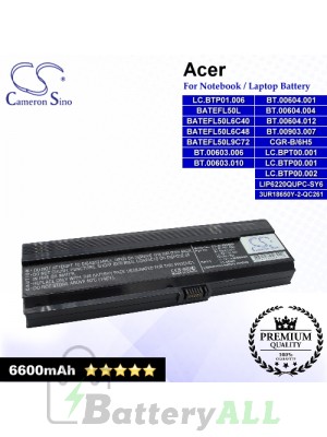 CS-AC3200DB For Acer Laptop Battery Model 3UR18650Y-2-QC261 / BATEFL50L / BATEFL50L6C40 / BATEFL50L6C48