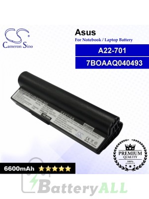 CS-AUA2HT For Asus Laptop Battery Model 7BOAAQ040493 / 90-OA001B1100 / A22-701 / A22-P701 (Black)