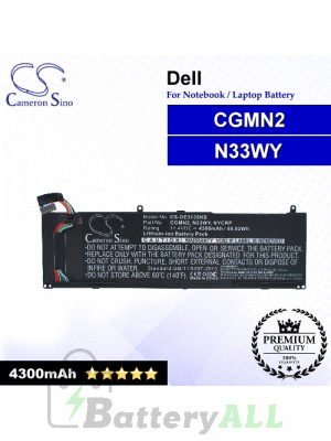 CS-DE3135NB For Dell Laptop Battery Model CGMN2 / N33WY / NYCRP