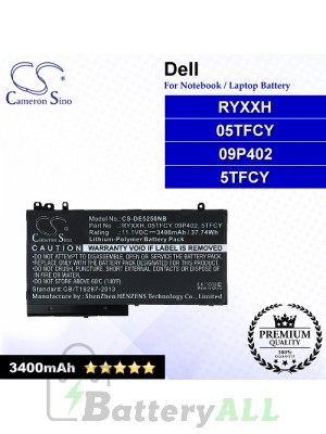 CS-DE5250NB For Dell Laptop Battery Model 05TFCY / 09P402 / 5TFCY / RYXXH